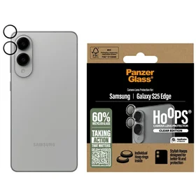 PanzerGlass Hoops objektyvo apsauginis grūdintas stiklas Samsung Galaxy S25 Edge - skaidrus