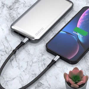Dudao L10P Lightning - USB-C PD 20W kabelis 0.23m - juodas