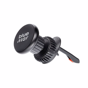 Magnetic car phone holder Blue Star Smart Lock Round air vent black
