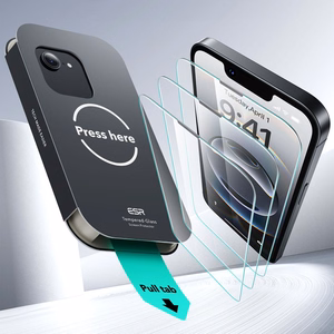 Закалённое стекло ESR UltraFit 2 шт. для iPhone 13 / 13 Pro / 14 / 16e / 17e