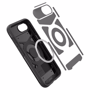Spigen Slim Armor Magnetinis dėklas telefonui iPhone 16e - juodas