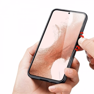 Dux Ducis Fino dėklas Samsung Galaxy S23+ su silikoniniu rėmeliu mėlynas