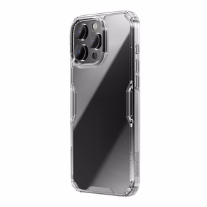 Nillkin Nature Pro dėklas iPhone 16 Pro Max - skaidrus ir baltas
