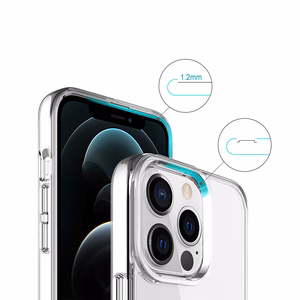 Hybrid Crystal case for iPhone X / XS transparent big hole