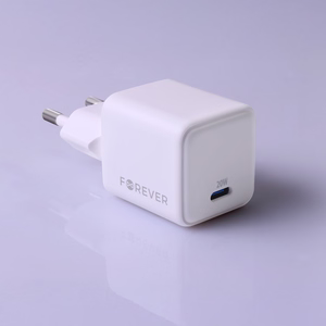 Forever TC-08-20C GaN PD įkroviklis 1x USB-C 20W baltas