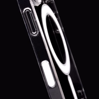 Anti Shock 1,5 mm Mag dėklas for iPhone 16 Pro Max 6,9" skaidrus big hole + button