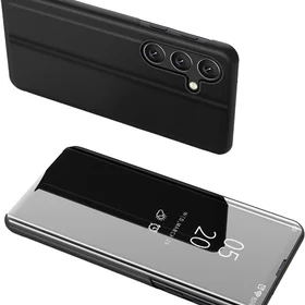 Clear View dėklas Samsung Galaxy A24 4G su atvartu juoda