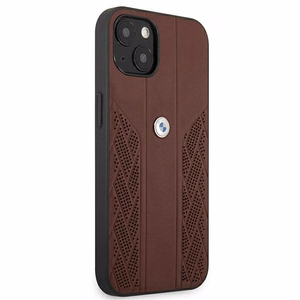BMW odinis perforuotas dėklas iPhone 13 - raudonas