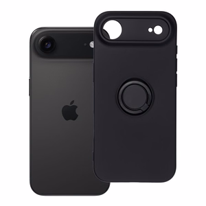 SILIKONINIS ŽIEDAS dėklas telefonui IPHONE 17 Air juodas