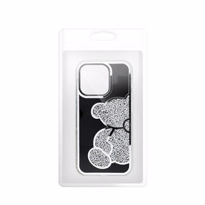 TEDDY BEAR dėklas telefonui IPHONE 15 sidabrinis