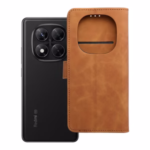 Чехол-книжка для Xiaomi Redmi NOTE 14 PRO 5G / 14 PRO PLUS 5G Tender Book коричневый