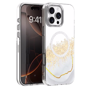 Epoxy Mag dėklas iPhone 16 Pro 6,3" baltas