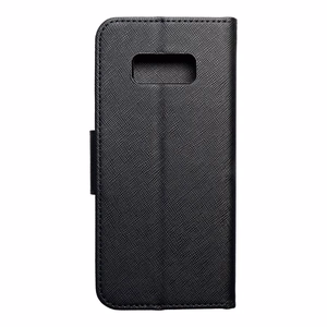 FANCY knyginis dėklas telefonui SAMSUNG Galaxy S8 juodas