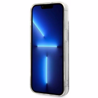 Karl Lagerfeld KLHCP14SLMNMK iPhone 14 6.1 "kietasis dėklas juodas / juodas skystas blizgutis Monogram