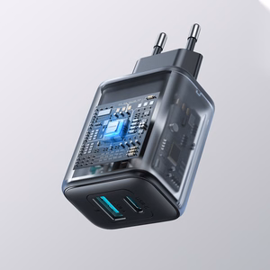 Įkroviklis Joyroom (JR-TCF13) (1xUSB-C; 1xUSB; 3A 25W) juodas