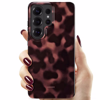 Tech-Protect Lamano MagSafe Dėklas for Samsung Galaxy S26 Ultra - rudas and juodas