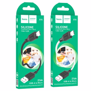 Kabelis USB-A į Micro USB Hoco 2,4A 1 m X90 baltas