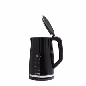 Huslog grooved kettle with touch panel black 1,7L 2200W