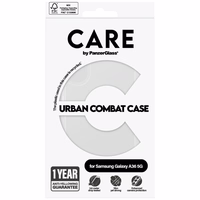 CARE by PanzerGlass Flagship Urban Combat dėklas Samsung Galaxy A36 5G telefonui – permatomas