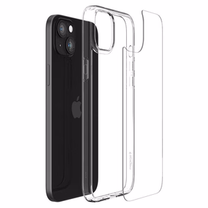 Spigen Airskin Hybrid dėklas telefonui iPhone 15 Plus - skaidrus