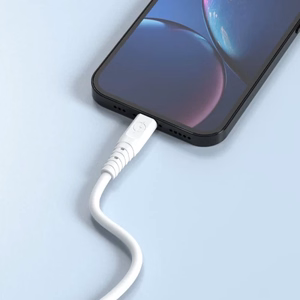 USB laidas Dudao TGL3L, baltas, Type-C, 100 cm (iki 6A)
