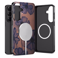 Tech-Protect Lamano MagSafe Dėklas for Samsung Galaxy S26 - rudas-violetinis