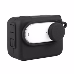 Silikoninis apsauginis dėklas "Puluz", skirtas "Insta360 GO 3" su objektyvo dangteliu