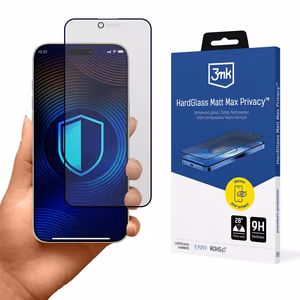 3mk Hardglass Matt Max Privacy grūdintas stiklas iPhone 17 Air telefonui