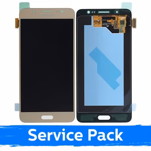 LCD Display Compatible With Samsung J510 2016 J5 Gold (Service Pack)