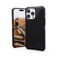 UAG Metropolis LT Magnetinis dėklas telefonui iPhone 15 Pro Max - juodas kevlaras