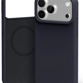 Dėklas Mercury Pure Magsafe Silicon Case Apple iPhone 17 Pro tamsiai mėlynas