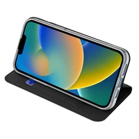 Dux Ducis Skin Pro holster flip dėklas iPhone 14 Plus juodas