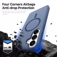 Dėklas Dux Ducis Yind MagSafe Samsung S947 S26 Plus tamsiai mėlynas