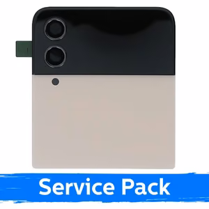 LCD ekranas suderinamas su Samsung F721 Z Flip4 (OUTER) su rėmeliu / Rožinis auksas / (Service Pack)