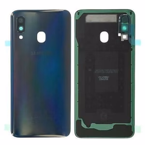 Galinis dangtelis Samsung A405 A40 2019 juodas originalus (naudotas Grade B)