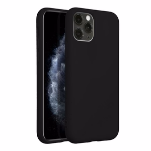 SILICONE dėklas telefonui IPHONE 11 Pro, juodas