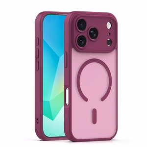 Mag Matt dėklas iPhone 17 Pro Max 6,9'' kaštoninė