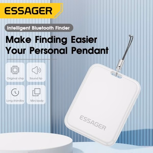 Essager Tag baltas išmanusis Bluetooth ieškiklis / sekiklis pakabukas