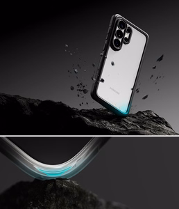 Ringke Fusion Bold Dėklas for Samsung Galaxy S26 Ultra - Clear juodas