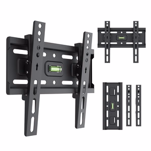 Maclean MC-189 – TV wall mount, 13–43-inch, VESA 200×200, up to 45 kg, black, tilt +2° to -10°