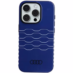 Audi IML MagSafe dėklas telefonui iPhone 15 Pro - mėlynas