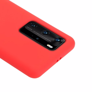 Crong Color Cover dėklas, skirtas Huawei P40 Pro, raudonas