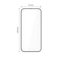 Tech-Protect Quick Set+ 2-jų rinkinys grūdintas stiklas iPhone 17 Pro Max - juodas