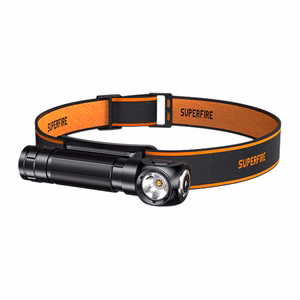 Superfire TH04 2-in-1 prožektorius, 600 lm, USB-C, 5 režimai, 150 m