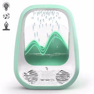 Belaidis miego ir poilsio garsiakalbis Reach Relaxing Rain žalias
