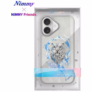 Nimmy Pantera Magnetinis dėklas telefonui iPhone 16 - šviesiai pilkas