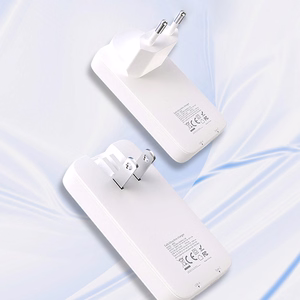 Dudao A65Q 65W GaN kelioninis sieninis įkroviklis USB-A / USB-C PD itin plonas EU / US – baltas