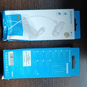Borofone Earphones BM61 Wanderer with microphone white (damaged packaging)