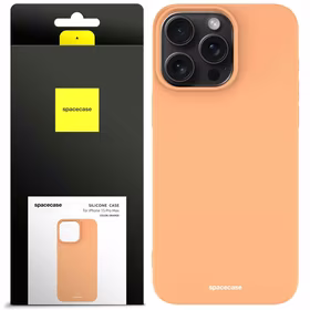 Spacecase Silikoninis dėklas iPhone 15 Pro Max oranžinis