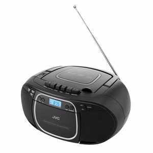 JVC RC-E451B CD grotuvas Nešiojamas kompaktinių diskų grotuvas Juoda